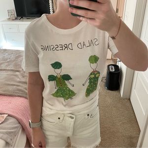 Cute White Unfortunate Portrait Tee
